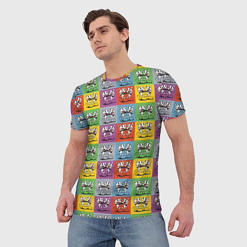 Мужская футболка Игра Сuphead / 3D-принт – фото 3