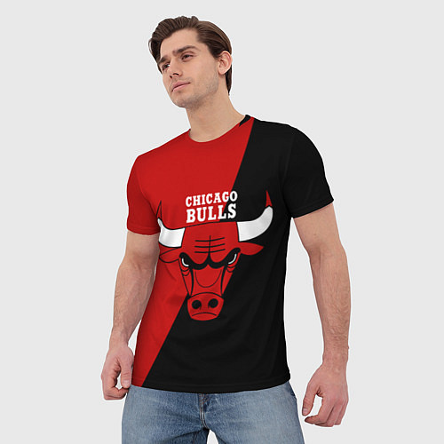 Мужская футболка Chicago Bulls NBA / 3D-принт – фото 3