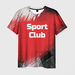 Футболка мужская Sport Club Спортивный клуб, цвет: 3D-принт