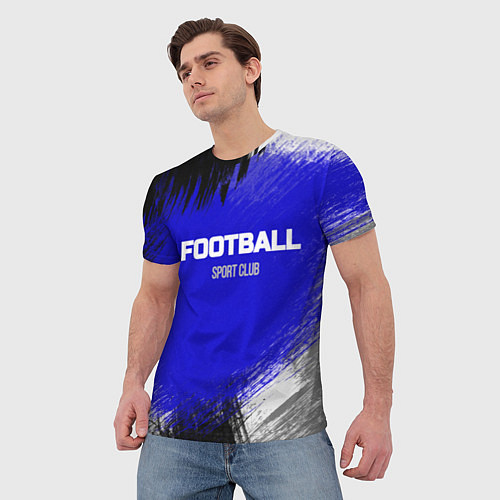 Мужская футболка Sports club FOOTBALL / 3D-принт – фото 3