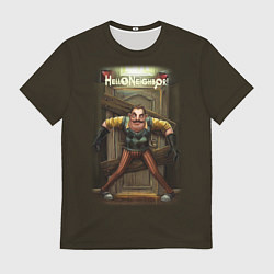Футболка мужская Привет сосед игра, цвет: 3D-принт