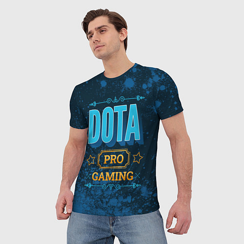 Мужская футболка Игра Dota: PRO Gaming / 3D-принт – фото 3