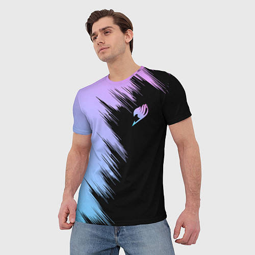 Мужская футболка Хвост феи - neon / 3D-принт – фото 3