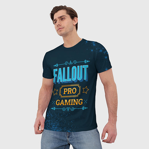Мужская футболка Игра Fallout: PRO Gaming / 3D-принт – фото 3