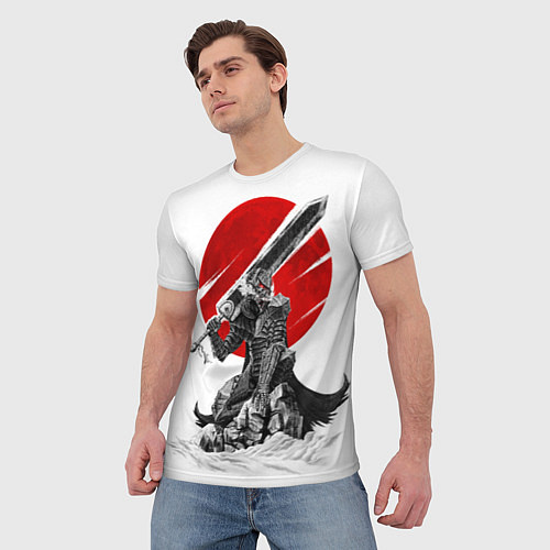 Мужская футболка Гатс Черный мечник / 3D-принт – фото 3