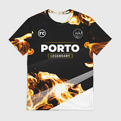 Футболка мужская Porto legendary sport fire, цвет: 3D-принт