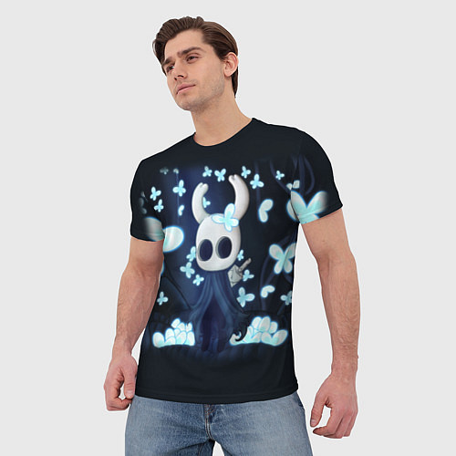 Мужская футболка Hollow Knight бабочки / 3D-принт – фото 3