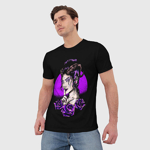 Мужская футболка Готическая Ведьма / 3D-принт – фото 3