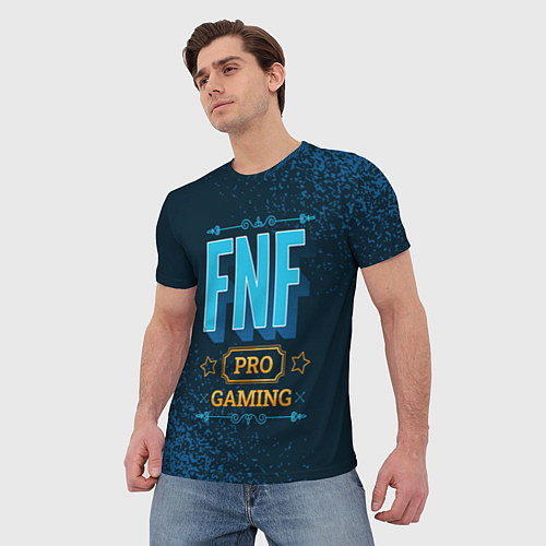 Мужская футболка Игра FNF: pro gaming / 3D-принт – фото 3