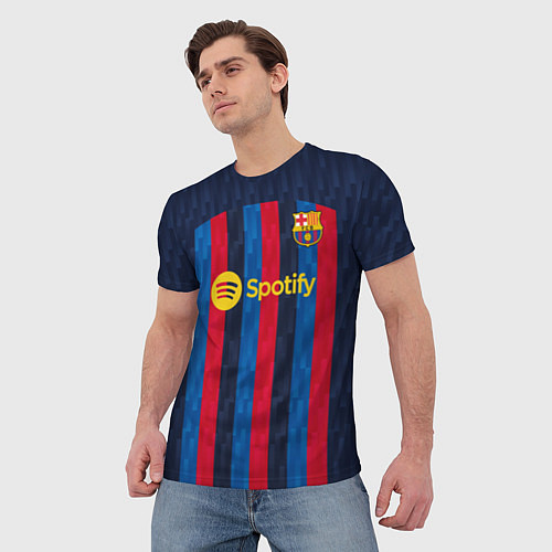 Мужская футболка Барселона форма 20222023 / 3D-принт – фото 3