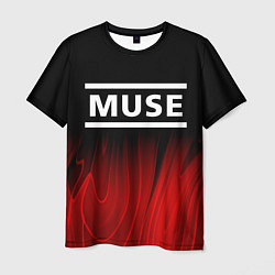 Футболка мужская Muse red plasma, цвет: 3D-принт