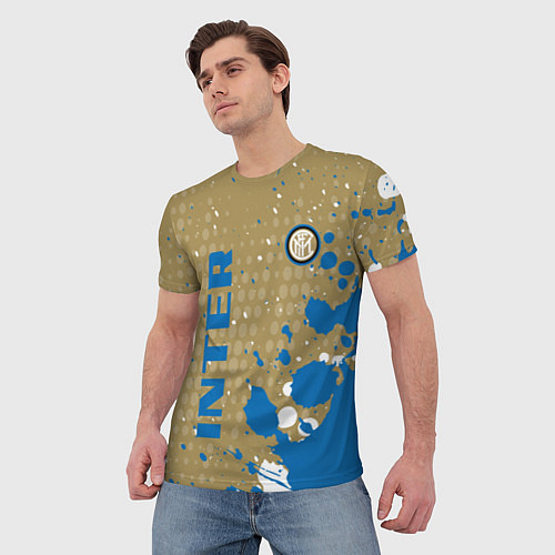 Мужская футболка Inter Краска / 3D-принт – фото 3