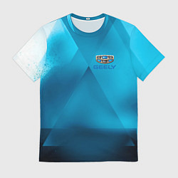 Футболка мужская Geely - абстракция, цвет: 3D-принт