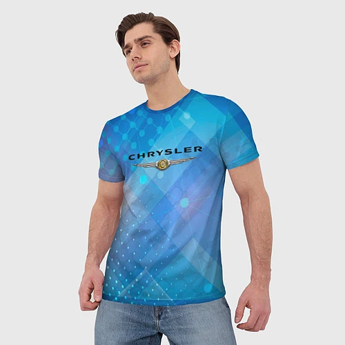 Мужская футболка Chrysler - абстракция / 3D-принт – фото 3