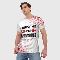 Футболка мужская Trust me Im programmer white, цвет: 3D-принт — фото 2