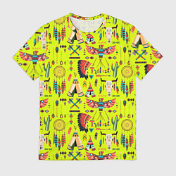 Футболка мужская National indian items, цвет: 3D-принт