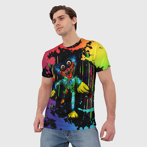 Мужская футболка Poppy Playtime - Haggy Waggy color / 3D-принт – фото 3