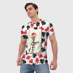 Футболка мужская Масть Joker, цвет: 3D-принт — фото 2