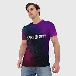 Футболка мужская Spirited Away gradient space, цвет: 3D-принт — фото 2