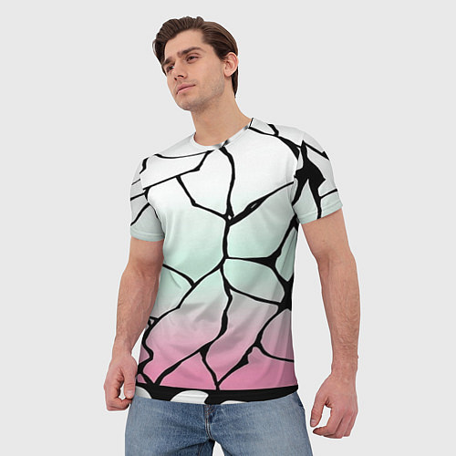 Мужская футболка Шинобу Кочо Кимоно / 3D-принт – фото 3