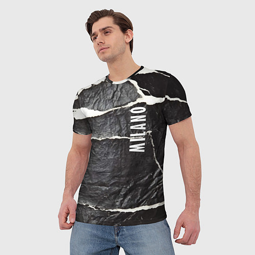 Мужская футболка Vanguard rags - Milano / 3D-принт – фото 3