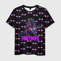 Футболка мужская Fortnite raven - глаза, цвет: 3D-принт