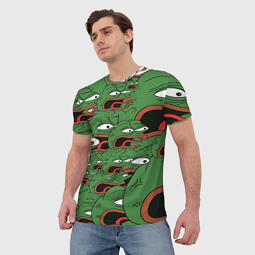 Мужская футболка Пепе лягушка / 3D-принт – фото 3