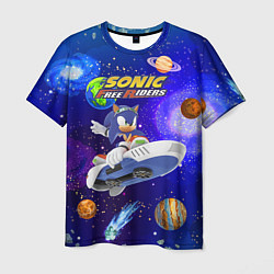 Футболка мужская Sonic Free Riders - Hedgehog - Racer, цвет: 3D-принт