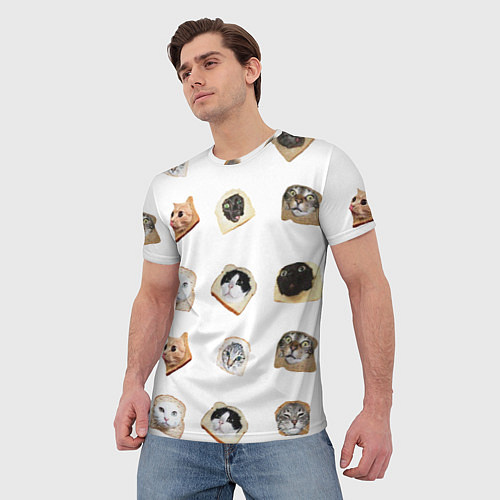 Мужская футболка Хлебокоты / 3D-принт – фото 3
