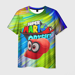 Футболка мужская Super Mario Odyssey - Nintendo - Бейсболка, цвет: 3D-принт