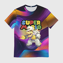 Футболка мужская Super Mario - Bowser - Nintendo, цвет: 3D-принт