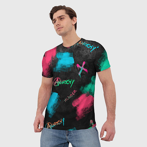 Мужская футболка ANARCHY CS GO / 3D-принт – фото 3
