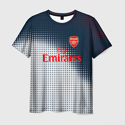 Футболка мужская Arsenal logo абстракция, цвет: 3D-принт