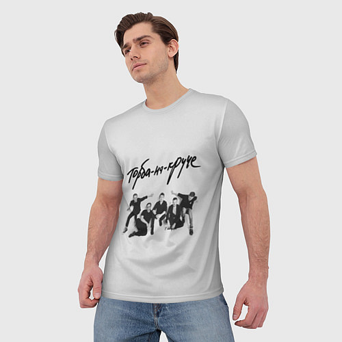Мужская футболка Торба на круче Макс Иванов / 3D-принт – фото 3