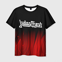 Футболка мужская Judas Priest red plasma, цвет: 3D-принт