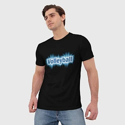 Футболка мужская Любителю волейбола, цвет: 3D-принт — фото 2