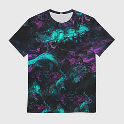 Футболка мужская Неоновые Коралы, цвет: 3D-принт