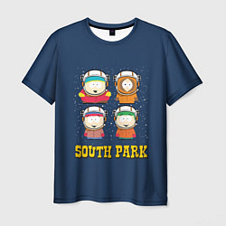 Футболка мужская South park космонавты, цвет: 3D-принт