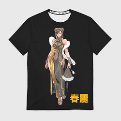 Футболка мужская Chun-Li Gold, цвет: 3D-принт