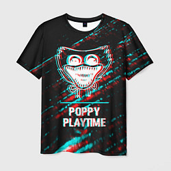 Футболка мужская Poppy Playtime в стиле glitch и баги графики на те, цвет: 3D-принт