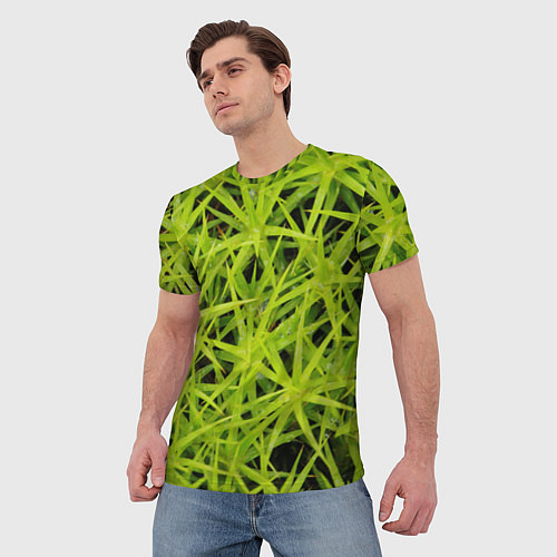 Мужская футболка Сфагнум / 3D-принт – фото 3