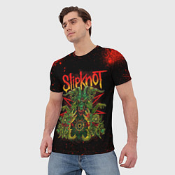Футболка мужская Slipknot satan, цвет: 3D-принт — фото 2