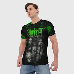Футболка мужская Slipknot, цвет: 3D-принт — фото 2