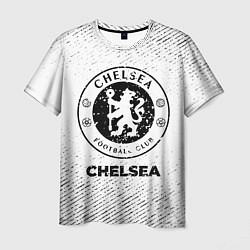 Футболка мужская Chelsea с потертостями на светлом фоне, цвет: 3D-принт