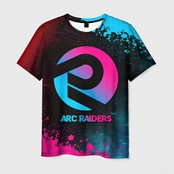 Футболка мужская ARC Raiders - neon gradient, цвет: 3D-принт