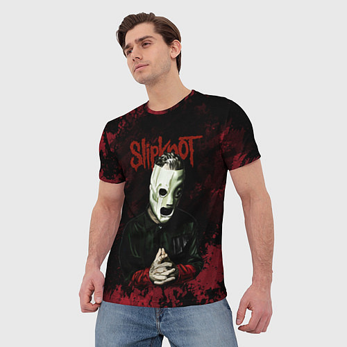 Мужская футболка Slipknot dark art / 3D-принт – фото 3