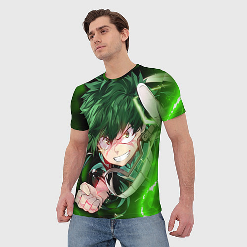 Мужская футболка Мидория - Дэку - Один за всех / 3D-принт – фото 3