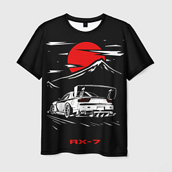 Футболка мужская Мазда RX - 7 JDM Style, цвет: 3D-принт