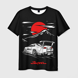 Футболка мужская Тойота супра - JDM Style, цвет: 3D-принт
