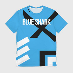 Футболка мужская Blue Shark, цвет: 3D-принт